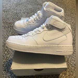 Nike White High-Top Sneakers